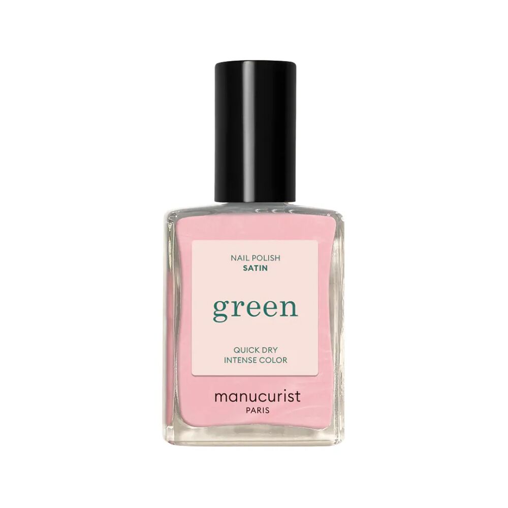 Manucurist green natural nail polish in Satin