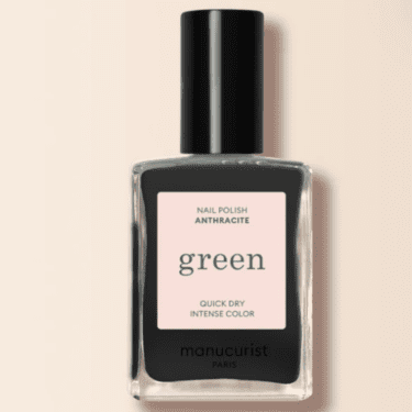 Manicurist Paris Green Natural Nail Polish in Anthracite