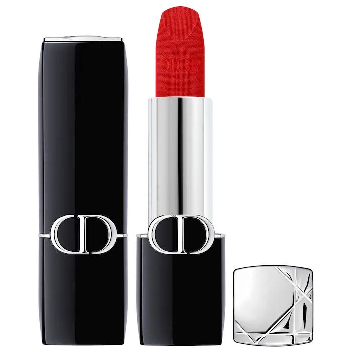 Dior lipstick in 999 iconic red