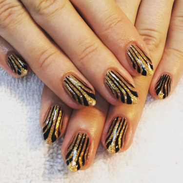 art deco nails